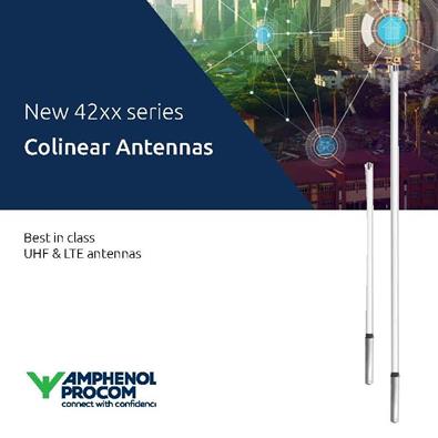 New 42xx series UHF and LTE Antennas Available from antennaPRO