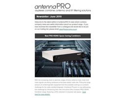 Sign up to the antennaPRO E-Newsletter